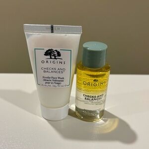 Travel Sized Origins Face Wash & Oil Cleanser Duo